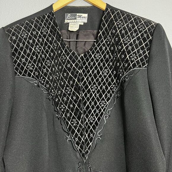 Ben Marc International Blazer Jacket Womens 20 Church Retro Glamcore Whinsigoth - Picture 2 of 11